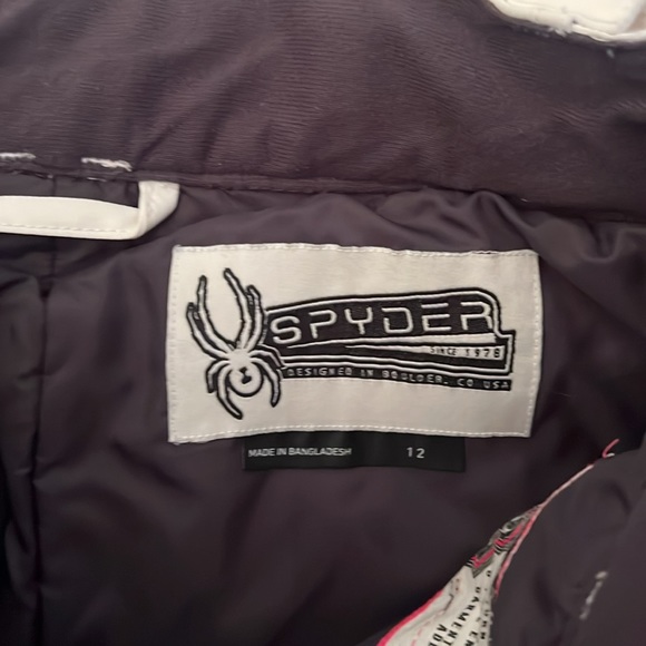 Spyder Olympia Insulated Ski Pants in White Size 12 - Picture 6 of 9